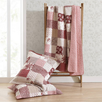 Laura Ashley Celi Patchwork Reversible Quilt Set