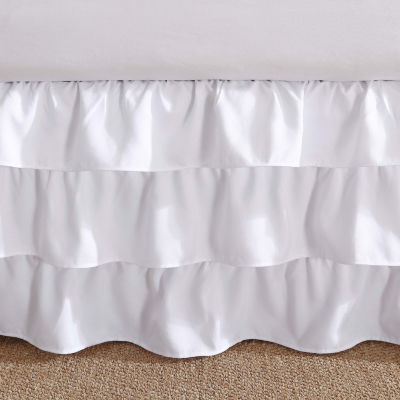 Poppy & Fritz Solid Microfiber Ruffled 15" Bed Skirt