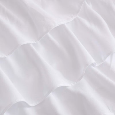 Poppy & Fritz Solid Microfiber Ruffled 15" Bed Skirt