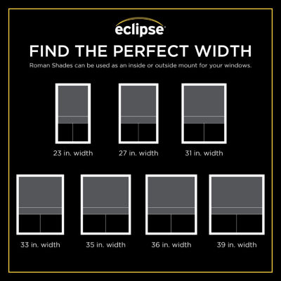 Eclipse Branches Cordless Blackout Roman Shades