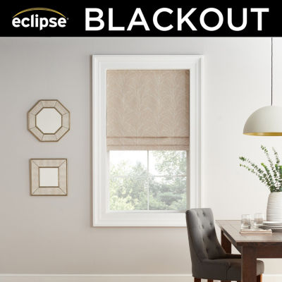 Eclipse Branches Cordless Blackout Roman Shade