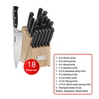 Cuisinart® 18-pc. Forged Triple-Riveted Knife Set, Color
