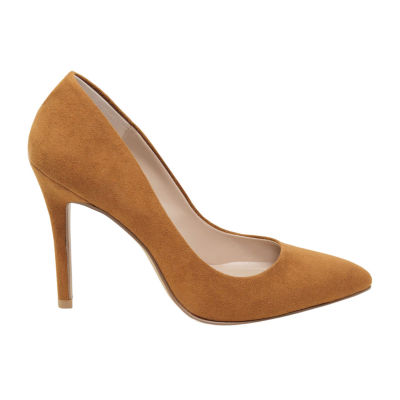 Charles By David Womens Pact Microsuede Pointed Toe Stiletto Heel Pumps