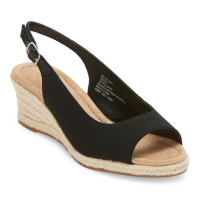 St. John's Bay Womens Laila Wedge Sandals - JCPenney