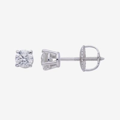 Premier Collection 1/2 CT. T.W. Round Mined Diamond Stud Earrings