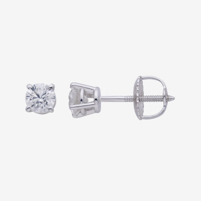Premier Collection 1/2 CT. T.W. Round Natural Diamond Stud Earrings