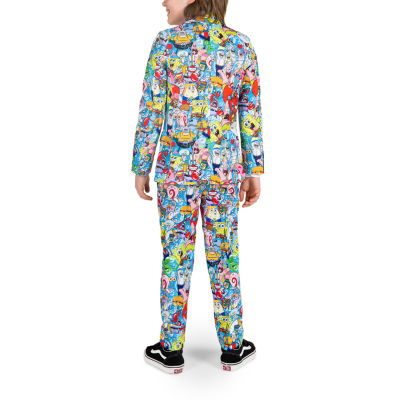 Opposuits Spongebob Little Boys 3-pc. Suit Set