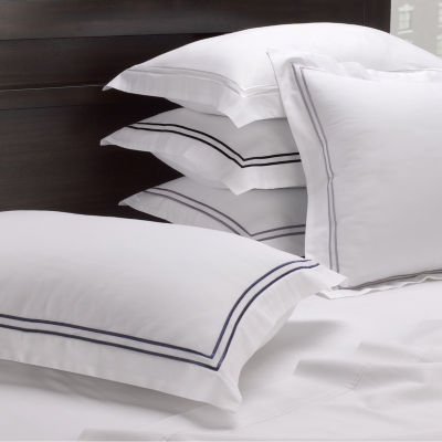 Ella Jayne 100% Cotton Percale 3 Piece Duvet Set with Satin Stitching