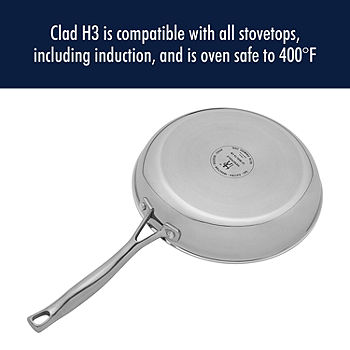 Oven Safe Stainless Steel Frying Pan - Induction Skillet For All