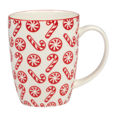 Certified International Peppermint Candy 6-pc. Coffee Mug