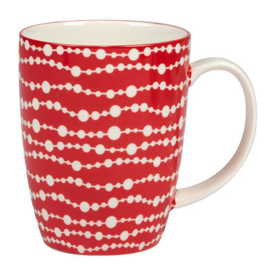 Certified International Peppermint Candy 6-pc. Coffee Mug