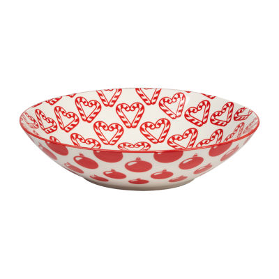 Certified International Peppermint Candy 6-pc. Porcelain Soup Bowl