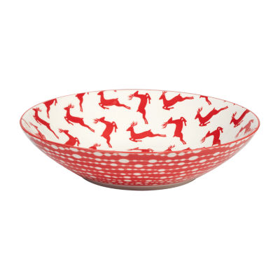 Certified International Peppermint Candy 6-pc. Porcelain Soup Bowl