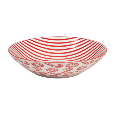 Certified International Peppermint Candy 6-pc. Porcelain Soup Bowl