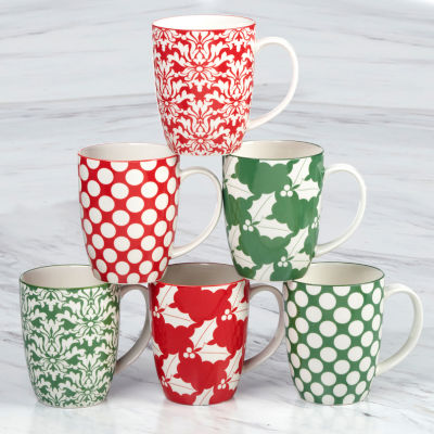 Certified International Winter Medley 6-pc. Coffee Mug