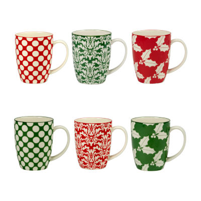 Certified International Winter Medley 6-pc. Coffee Mug