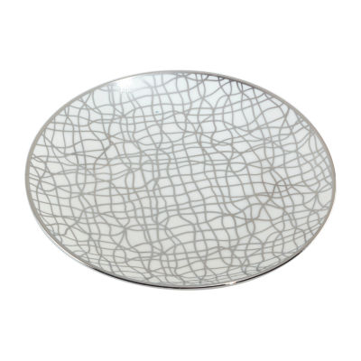 Certified International Mosaic Silver 6-pc. Porcelain Appetizer Plate