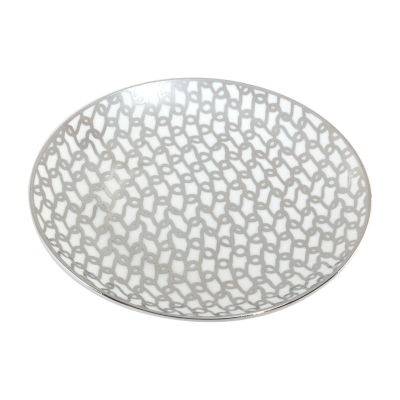 Certified International Mosaic Silver 6-pc. Porcelain Appetizer Plate