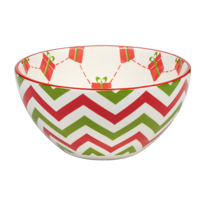 Certified International Holiday Fun 6-pc. Porcelain Ice Cream Bowl