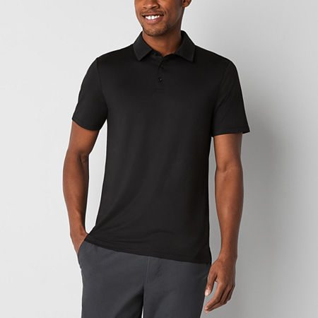 Stylus Mens Regular Fit Short Sleeve Supersoft Essential Polo Shirt, Xx-large, Black