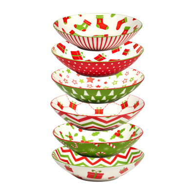 Certified International Soho Set Of 6 Dinner Bowls