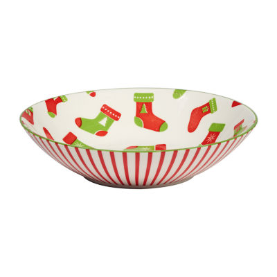 Certified International Holiday Fun 6-pc. Porcelain Soup Bowl