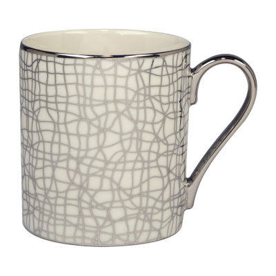 Certified International Mosaic Silver 6-pc. Abstract Coffee Mug