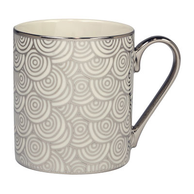 Certified International Mosaic Silver 6-pc. Abstract Coffee Mug