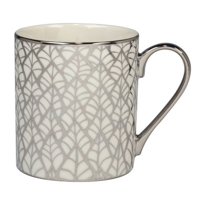 Certified International Mosaic Silver 6-pc. Abstract Coffee Mug