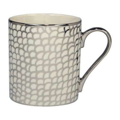 Certified International Mosaic Silver 6-pc. Abstract Coffee Mug