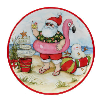 Certified International Santa's Wish Melamine Serving Platter