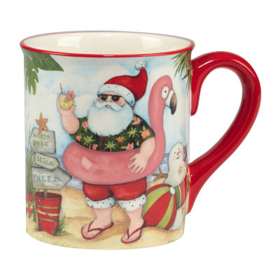 Certified International Santa's Wish 4-pc. Coffee Mug