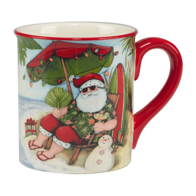 Certified International Santa's Wish 4-pc. Coffee Mug