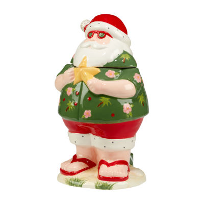 Certified International Santa's Wish Earthenware Cookie Jar