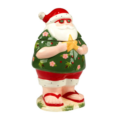 Certified International Santa's Wish Earthenware Cookie Jar