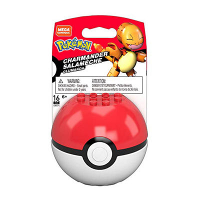 Pokemon Mega Construx - Charmander With Poke Ball Building Set