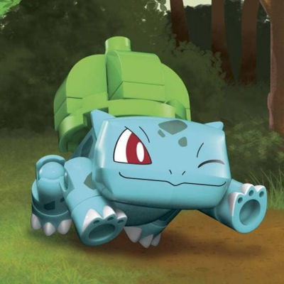 Pokemon Mega Construx - Bulbasaur With Poke Ball Building Set