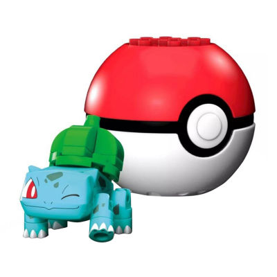 Pokemon Mega Construx - Bulbasaur With Poke Ball Building Set