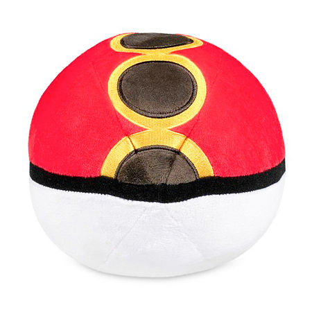 Repeat Poke Ball Pokeman Pillow Pet, One Size, Red