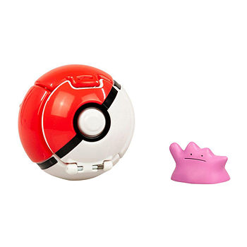 Pokemon Throw N Pop Poke Ball Ditto Figure Toy Playset, Color: Brt