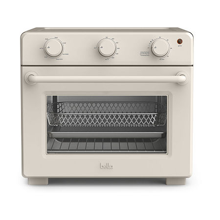 Bella 6-Slice Toaster Oven Air Fryer, Fits-anywhere Kitchenware, One Size, Beige