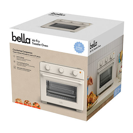 Bella 6-Slice Toaster Oven Air Fryer, Fits-anywhere Kitchenware, One Size, Beige