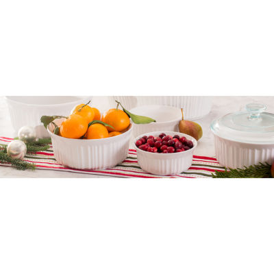 CorningWare French White 6-pc. Bakeware Set