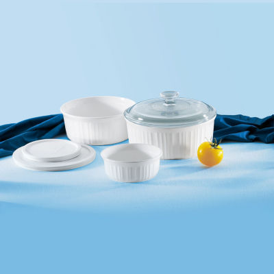 CorningWare French White 6-pc. Bakeware Set