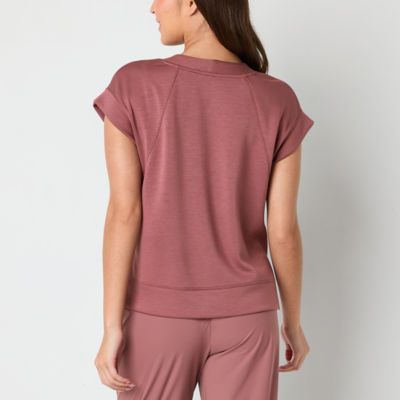 Stylus Womens Crew Neck Short Sleeve T-Shirt