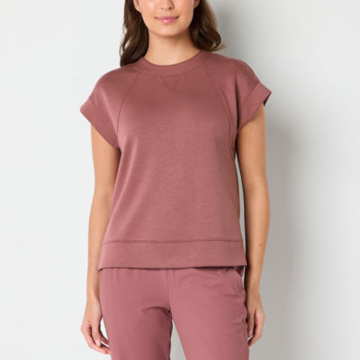 Stylus Womens Crew Neck Short Sleeve T-Shirt
