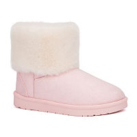 Olivia Miller Little & Big Girls Flat Heel Winter Boots, 2 Medium, Pink