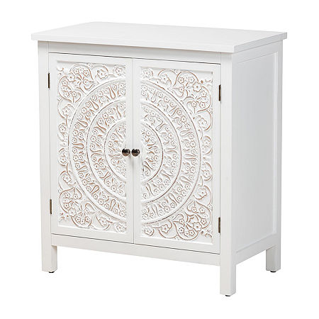 Yelena Accent Chest, One Size, White