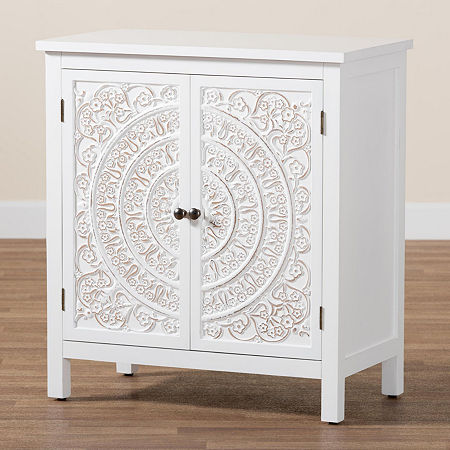 Yelena Accent Chest, One Size, White