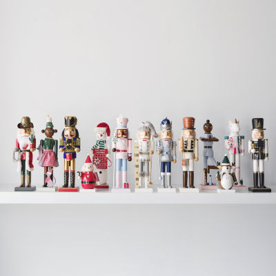 North Pole Trading Co. 14in Yoga Girl Christmas Nutcracker